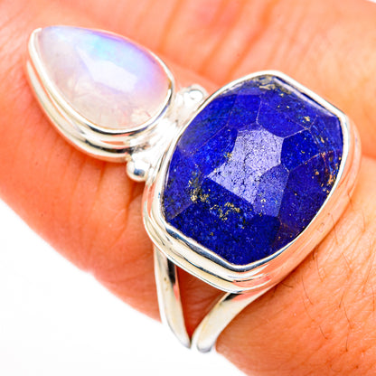 Lapis Lazuli Rings handcrafted by Ana Silver Co - RING126092