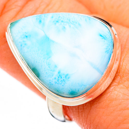 Larimar Rings handcrafted by Ana Silver Co - RING126094