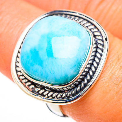 Larimar Rings handcrafted by Ana Silver Co - RING126095