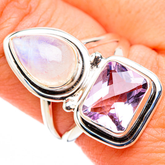 Pink Amethyst Rings handcrafted by Ana Silver Co - RING126101