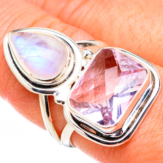 Pink Amethyst Rings handcrafted by Ana Silver Co - RING126135