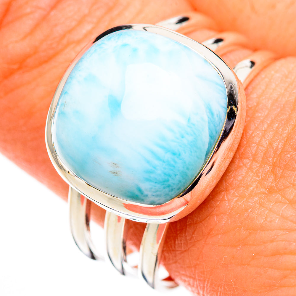 Larimar Rings handcrafted by Ana Silver Co - RING126144