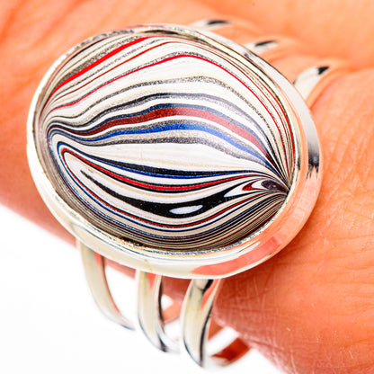 Fordite Rings handcrafted by Ana Silver Co - RING126158