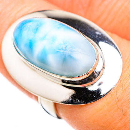 Larimar Rings handcrafted by Ana Silver Co - RING126165