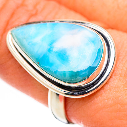 Larimar Rings handcrafted by Ana Silver Co - RING126168