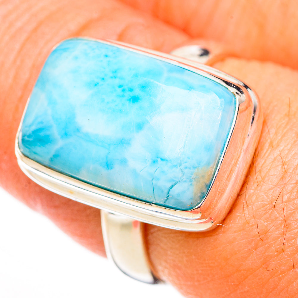 Larimar Rings handcrafted by Ana Silver Co - RING126169