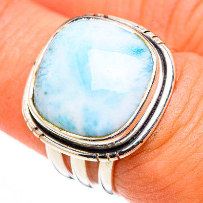 Larimar Rings handcrafted by Ana Silver Co - RING126171