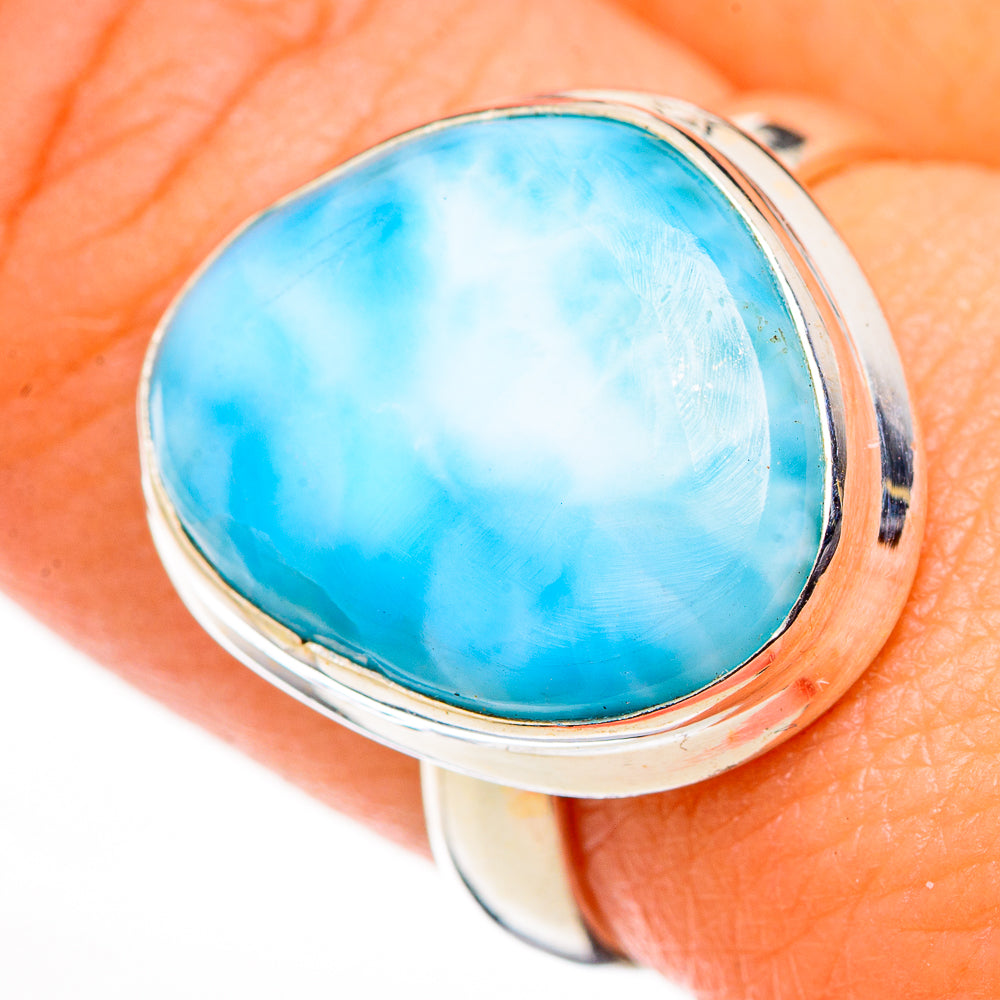 Larimar Rings handcrafted by Ana Silver Co - RING126181