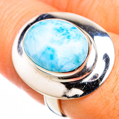 Larimar Rings handcrafted by Ana Silver Co - RING126182