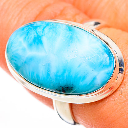 Larimar Rings handcrafted by Ana Silver Co - RING126186