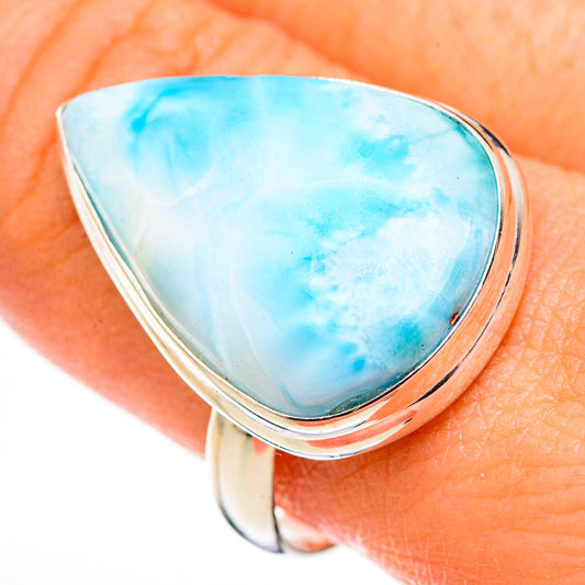 Larimar Rings handcrafted by Ana Silver Co - RING126187