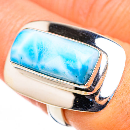 Larimar Rings handcrafted by Ana Silver Co - RING126189