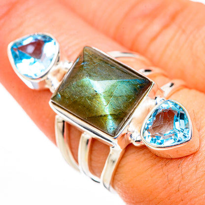 Labradorite Rings handcrafted by Ana Silver Co - RING126194