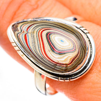 Fordite Rings handcrafted by Ana Silver Co - RING126196