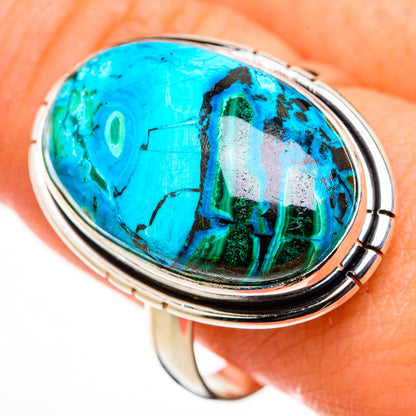 Chrysocolla Rings handcrafted by Ana Silver Co - RING126211