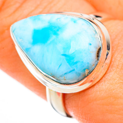 Larimar Rings handcrafted by Ana Silver Co - RING126214