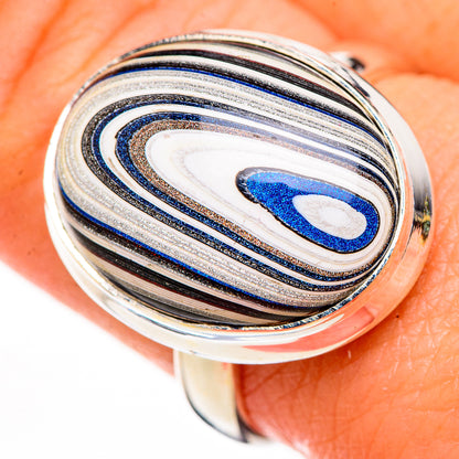 Fordite Rings handcrafted by Ana Silver Co - RING126219