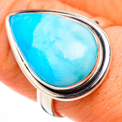 Larimar Rings handcrafted by Ana Silver Co - RING126220