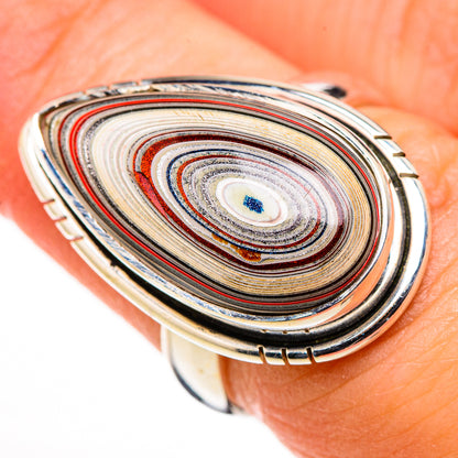 Fordite Rings handcrafted by Ana Silver Co - RING126230