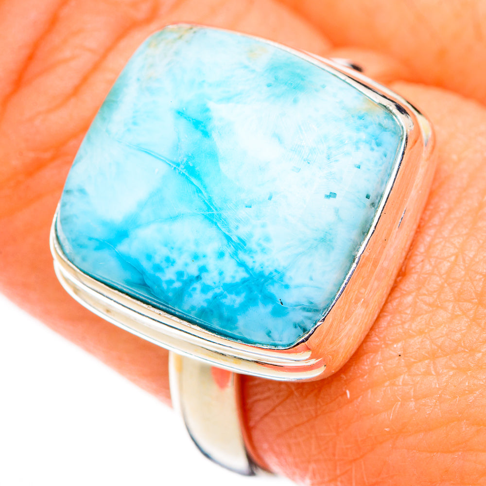Larimar Rings handcrafted by Ana Silver Co - RING126231