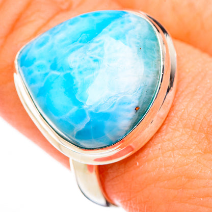 Larimar Rings handcrafted by Ana Silver Co - RING126249