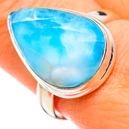 Larimar Rings handcrafted by Ana Silver Co - RING126250