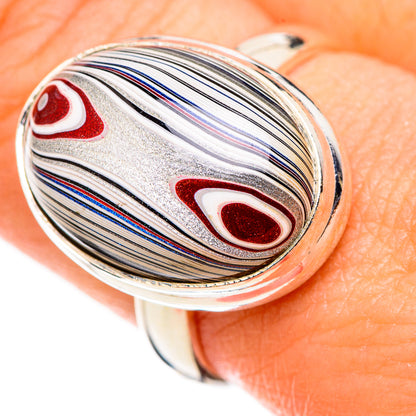 Fordite Rings handcrafted by Ana Silver Co - RING126260