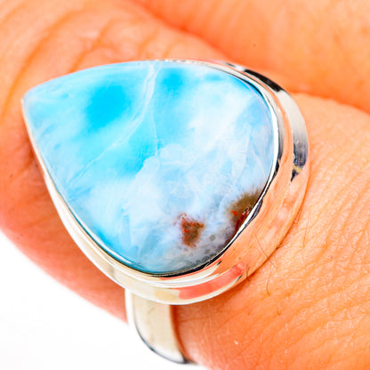 Larimar Rings handcrafted by Ana Silver Co - RING126280