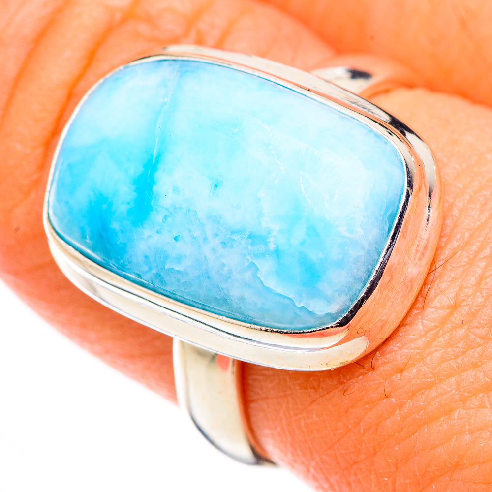 Larimar Rings handcrafted by Ana Silver Co - RING126283