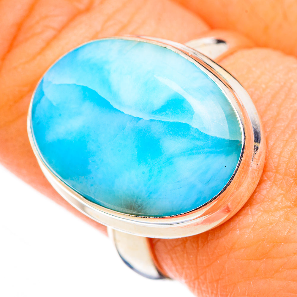 Larimar Rings handcrafted by Ana Silver Co - RING126284