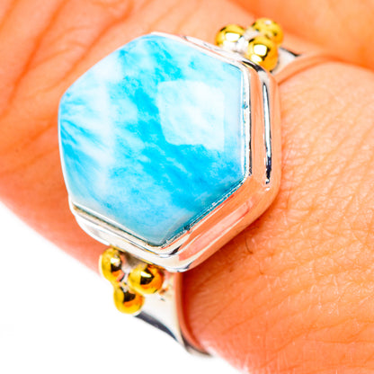 Larimar Rings handcrafted by Ana Silver Co - RING126286