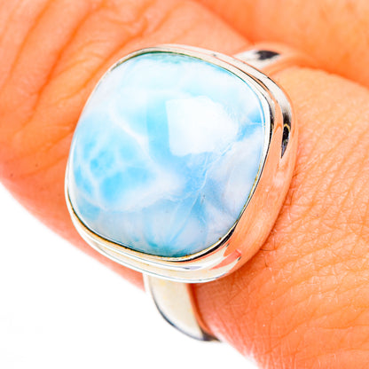 Larimar Rings handcrafted by Ana Silver Co - RING126287