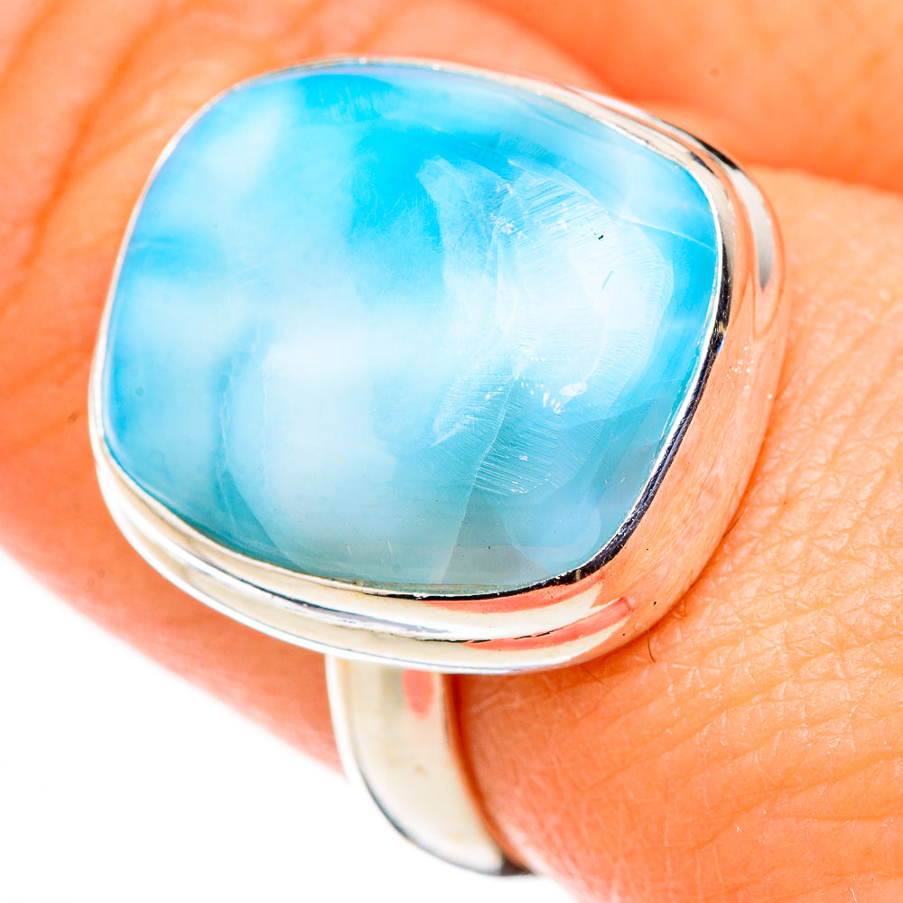Larimar Rings handcrafted by Ana Silver Co - RING126300