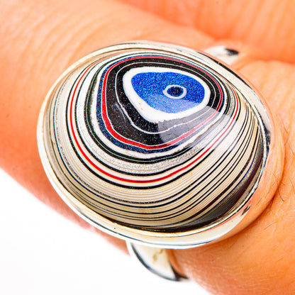 Fordite Rings handcrafted by Ana Silver Co - RING126307