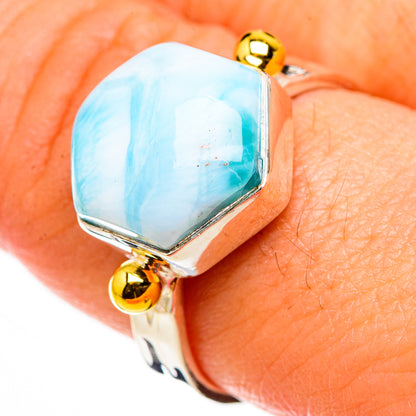 Larimar Rings handcrafted by Ana Silver Co - RING126311