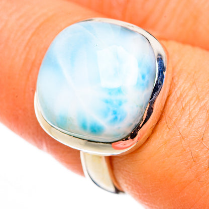 Larimar Rings handcrafted by Ana Silver Co - RING126314