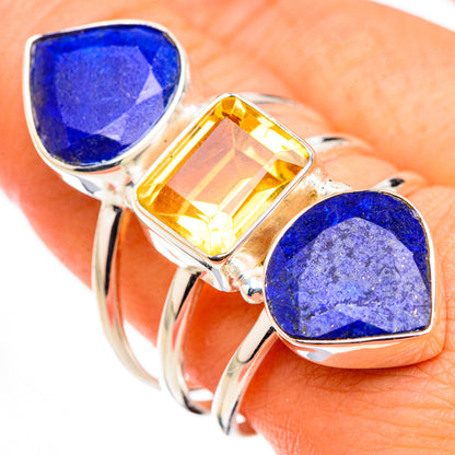 Lapis Lazuli Rings handcrafted by Ana Silver Co - RING126323
