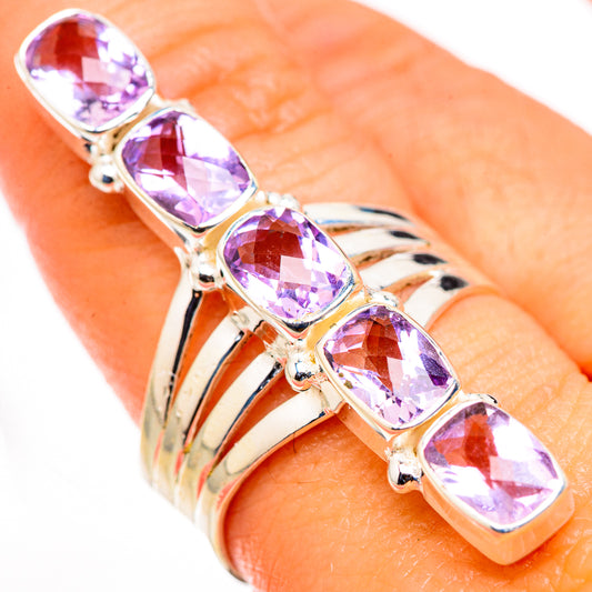 Amethyst Rings handcrafted by Ana Silver Co - RING126329