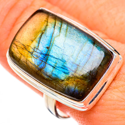 Labradorite Rings handcrafted by Ana Silver Co - RING126340