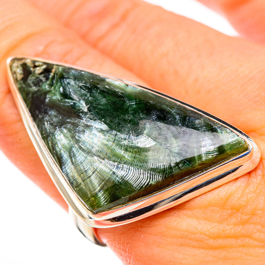 Seraphinite Rings handcrafted by Ana Silver Co - RING126363