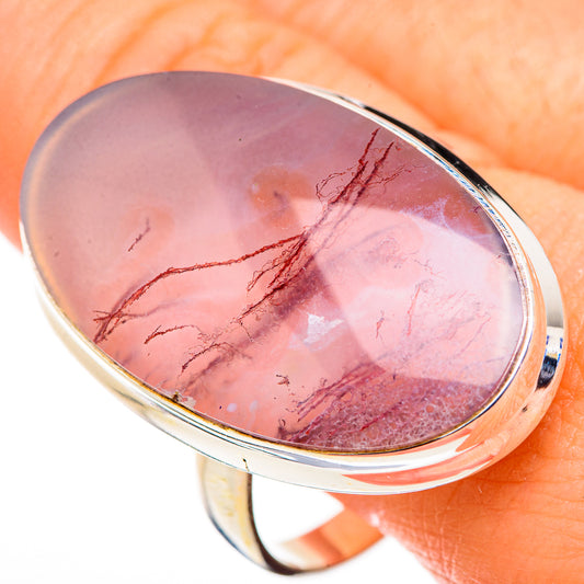 Plume Agate Rings handcrafted by Ana Silver Co - RING126365
