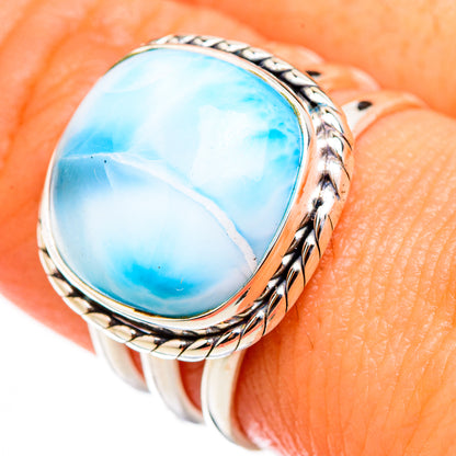 Larimar Rings handcrafted by Ana Silver Co - RING126379