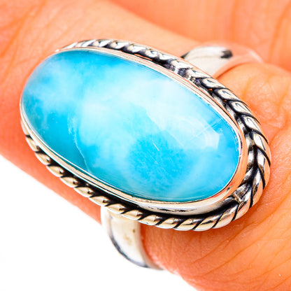 Larimar Rings handcrafted by Ana Silver Co - RING126382