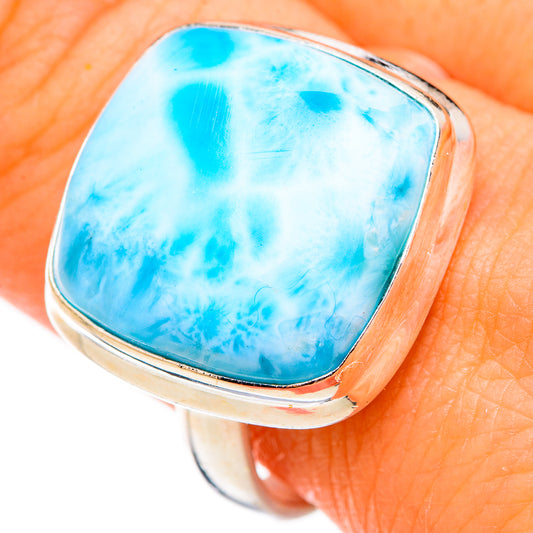 Larimar Rings handcrafted by Ana Silver Co - RING126383