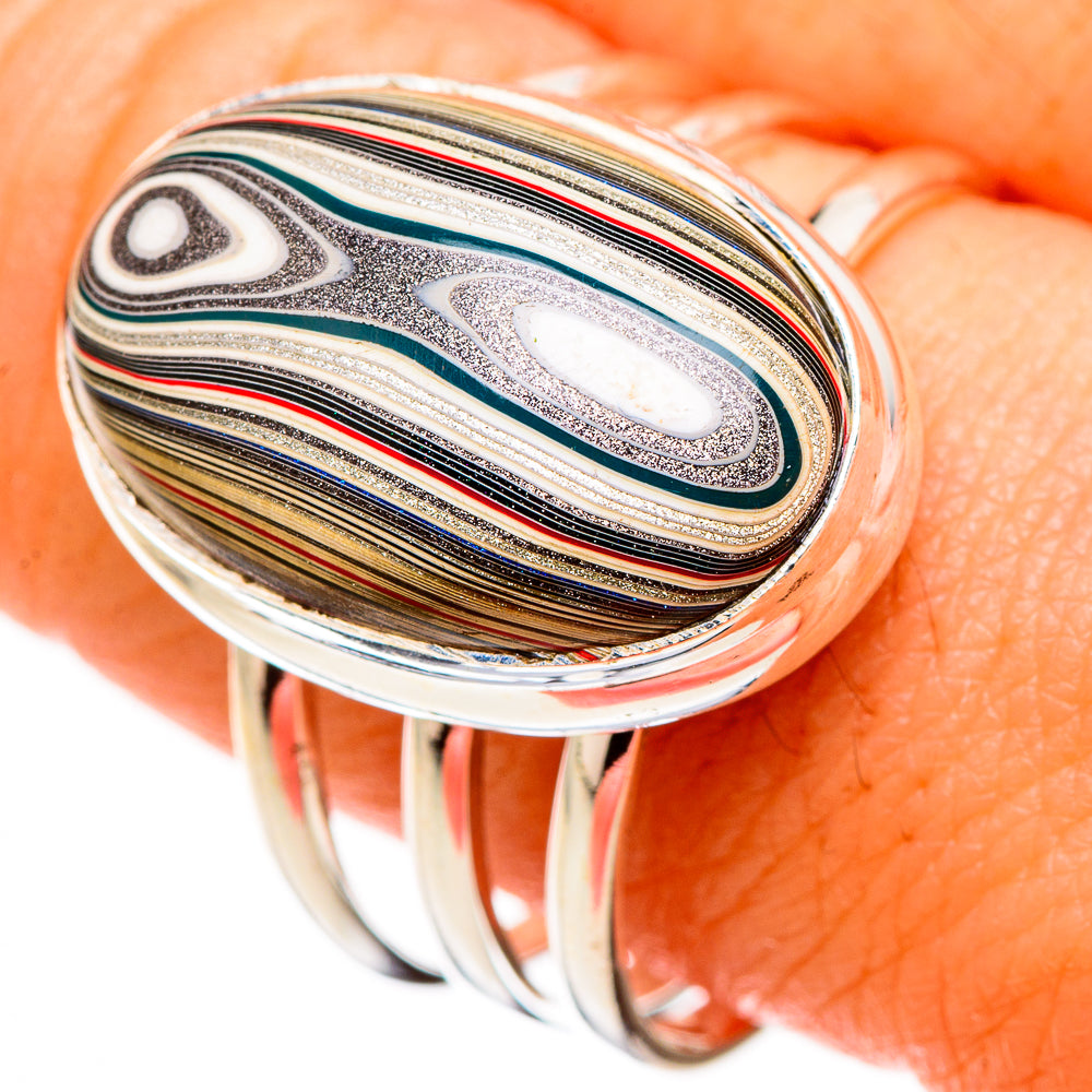 Fordite Rings handcrafted by Ana Silver Co - RING126395