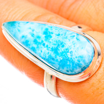 Larimar Rings handcrafted by Ana Silver Co - RING126405