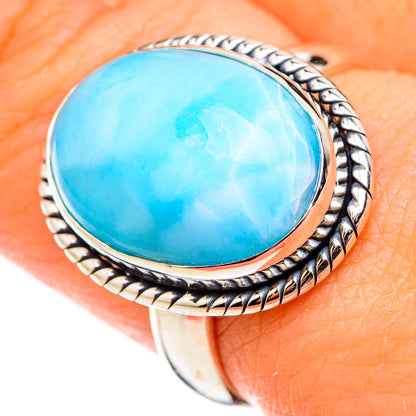 Larimar Rings handcrafted by Ana Silver Co - RING126424