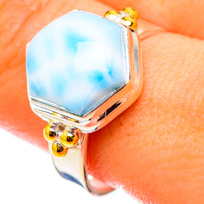 Larimar Rings handcrafted by Ana Silver Co - RING126426