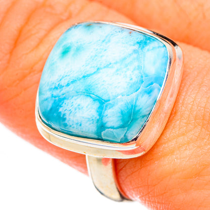 Larimar Rings handcrafted by Ana Silver Co - RING126443