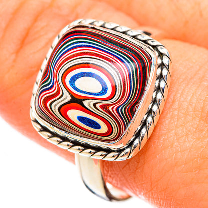 Fordite Rings handcrafted by Ana Silver Co - RING126458